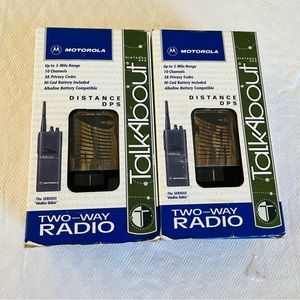 Motorola Talk About Two Way Radios